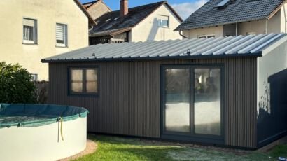 Modulhaus in Aschaffenburg, Deutschland