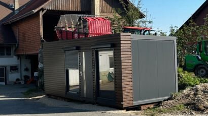 Modulhaus in Peney-le-Jorat, Schweiz