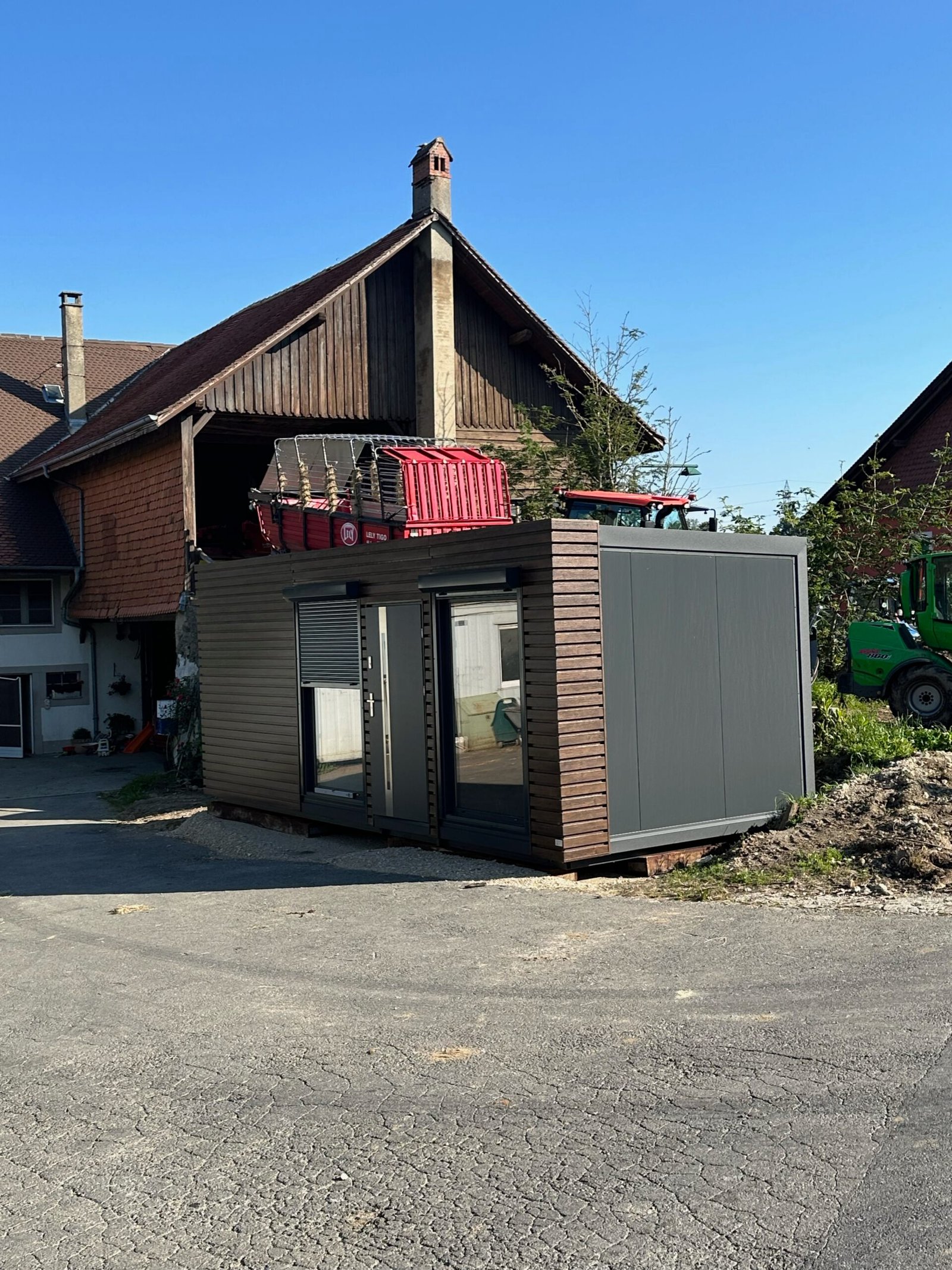 Modulhaus in Peney-le-Jorat, Schweiz
