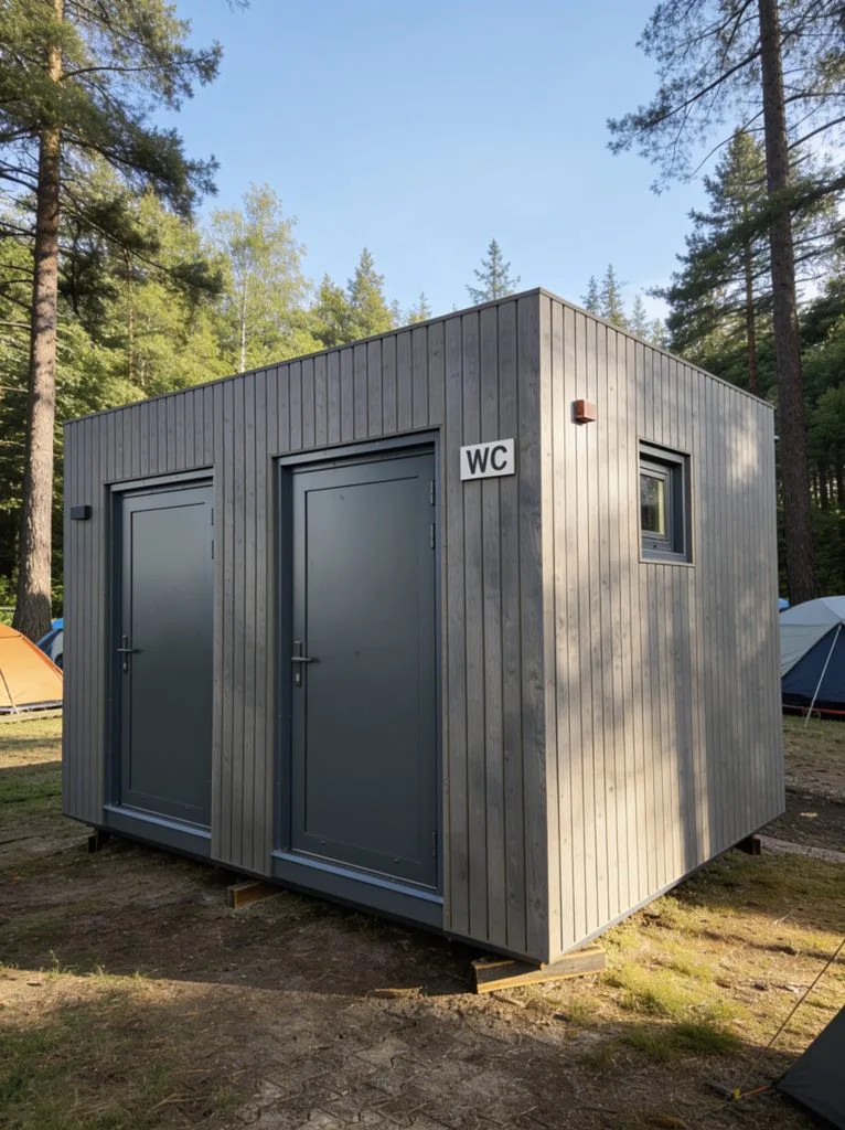 Sanitärmodul 300 × 300 cm